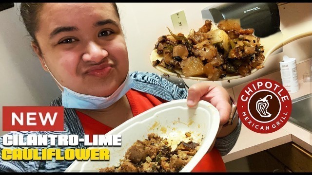 'NEW Chipotle Cilantro-Lime Cauliflower Rice - REVIEW & Keto Friendly FAST FOOD!!'