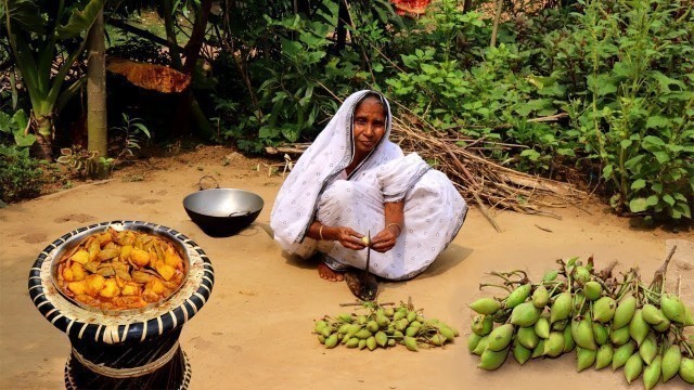 'Moufal Curry Recipe Cooking by our Grandmother | Unknown & Healthy Village Food'