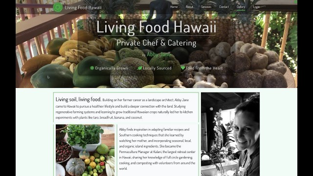 'Living Food Hawaii Technical Demo'