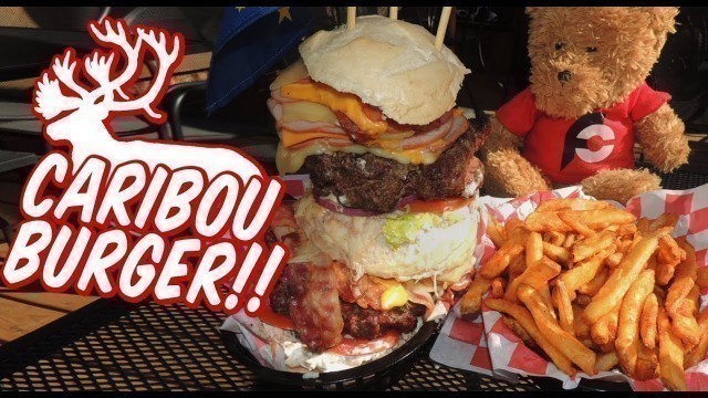 'Alaskan Caribou Burger Challenge in Talkeetna!! (From Man v. Food)'