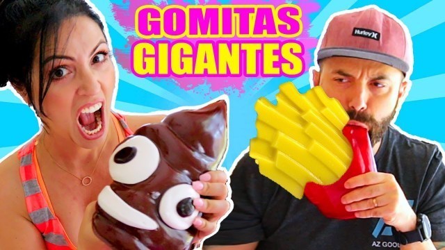 'Las GOMITAS más GIGANTES del MUNDO! Giant Gummy Food ft El Pipi - SandraCiresArt'