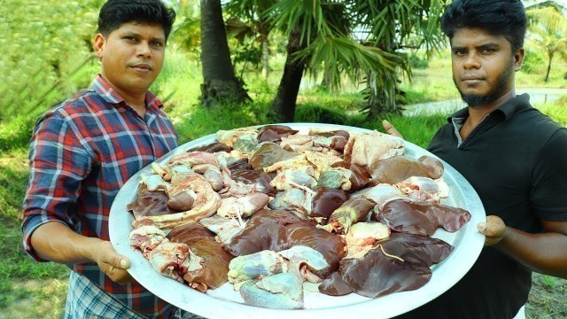 'GOAT PARTS RECIPE | Cooking Mutton Special Part In My Village | Healthy Foods | Cooking Skill'