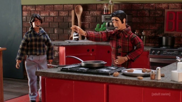 'Robot Chicken - Man vs. Food with Adam Richman'