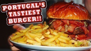 'Super Guilty Stuffed Burger Challenge!! (Portugal\'s BIGGEST)'