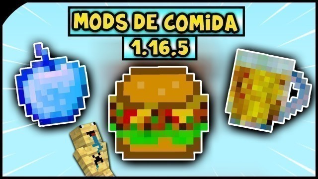 '5 MODS de COMIDAS y BEBIDAS Para Minecraft 1.16.4 - Pizzas, Helados y Mas!