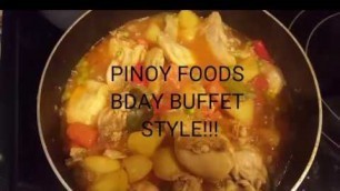 'PINOY FOODS BUFFET!!!(Liam\'s bday party)'