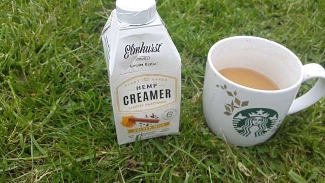 'Hemp lightly sweetened creamer by Elmhurst from Imperfect Produce / Imperfect foods REVIEW'