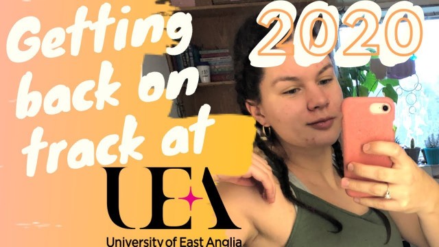 'GETTING BACK ON TRACK AT UEA // 2020 Motivation for Uni + Vegan Food Haul'