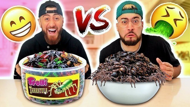 'REAL FOOD vs. GUMMY FOOD CHALLENGE 