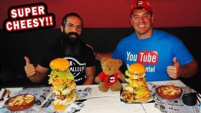 'Malaburger\'s Cheesy Hamburguesa Challenge Record in Spain!!'