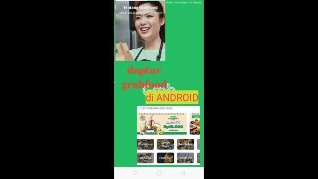 'Cara daftar grabfood dengan android 2019'