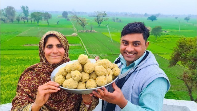 'How To Make Chawal Ki Pinni With Ammi Jaan  Rice Flour Laddu Recipe by Mukkram Saleem'