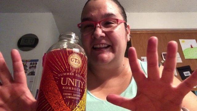 'First time trying GT’s Living Foods Summer Edition Unity Kombucha'