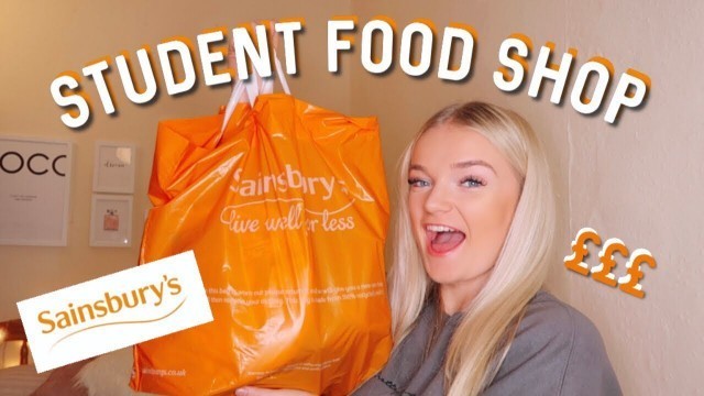 'STUDENT WEEKLY FOOD SHOP ON A BUDGET & MEAL IDEAS'