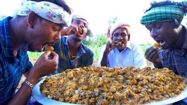 'PRAWNS FRY MASALA | Traditional Village Cooking | Prawns Recipe | Cooking Shrimp Recipe Village Food'