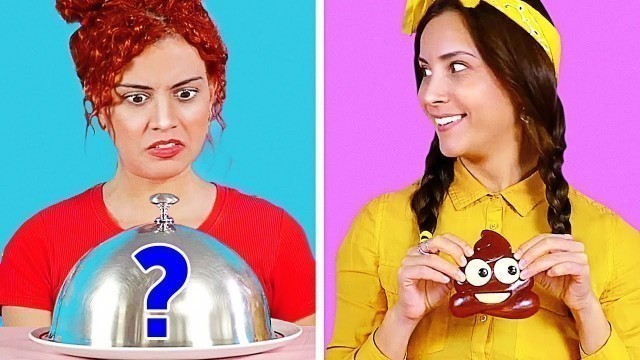 'REAL VS GUMMY FOOD || Choose Your Mystery Plate!'