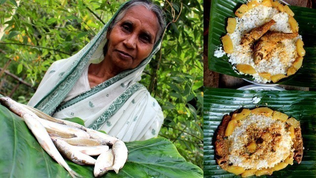 'Special Healthy Charapona Fish Recipe Cooking by our Grandmother Kitchen | Village Food'