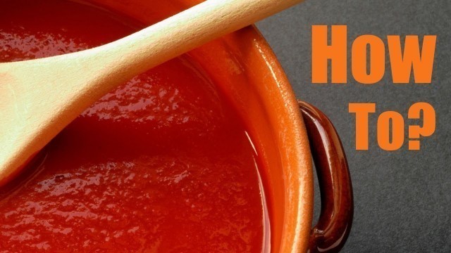 'Tomato Sauce Reciepe | How to Make Tomato Sauce | Creative Food'