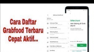 'Cara Daftar Grabfood Terbaru'