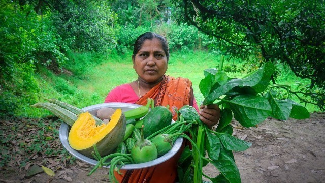 'Vegetable Recipe: 9 Mixed Vegetable Cooking by Village Food Life'