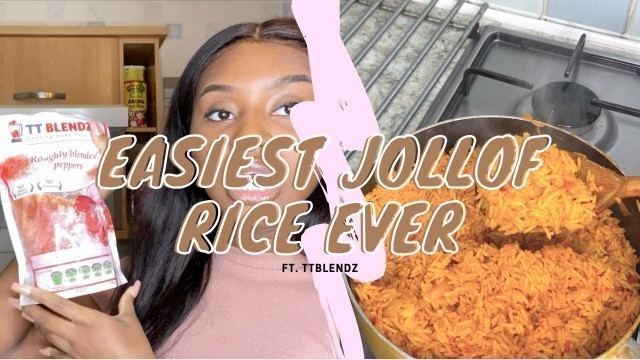 'How to make Jollof Rice (VERY EASY) - quick uni meals'