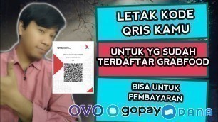 'Cara Daftar QRiS Ovo || Kode QRiS di Grabfood'