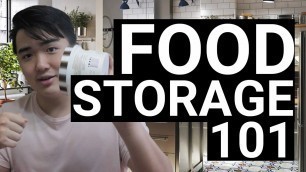 'FOOD STORAGE 101 (COLLEGE/UNI TIPS)'