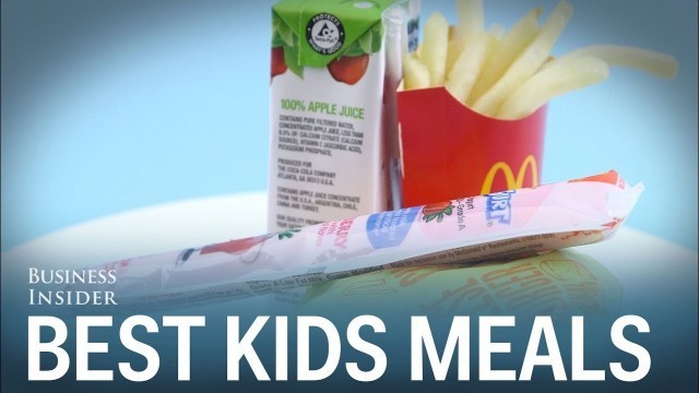 'We tried the kids\' meals at the biggest fast food chains — here’s the best one'