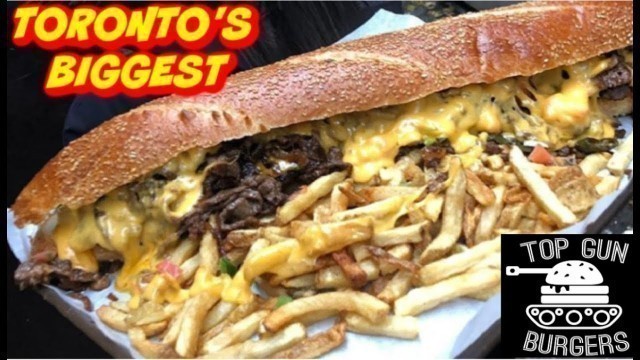 'Toronto\'s BIGGEST Burger Challenge! 10,000+ Calories - Man vs Food - Undefeated 2019'