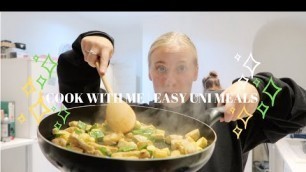 'COOK WITH ME | EASY UNI MEALS | CAJUN CHICKEN'