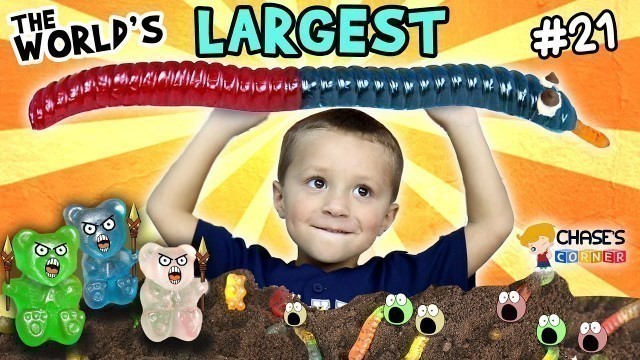 'Chase\'s Corner: World\'s Largest Gummy Worm (#21) | DOH MUCH FUN'