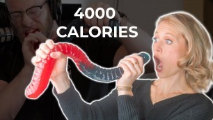 'WORLD\'S LARGEST GUMMY WORM (and other weird food)'