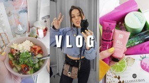 'UNI VLOG 46 | HEALTHY FOOD HAULS + PR UNBOXINGS | ames banks'