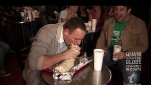 'Man v Food Joey eats Burrito'