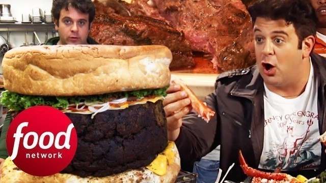 'Adam Richman\'s Biggest Food Challenges Ever! | Man v Food'