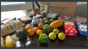 'Imperfect Foods Unboxing and Grocery Haul'