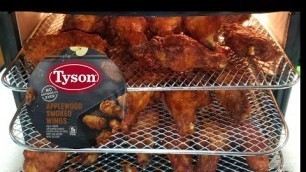 'Tyson AppleWood Smoked Chicken Wings From Frozen Power XL Vortex 10qt 1700w Air Fryer Pro Oven'