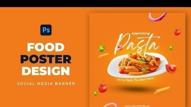 'Food Poster Design in Photoshop | Social Media Banner Design'