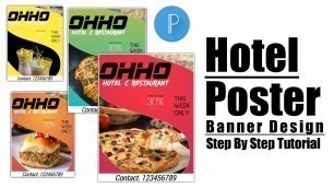 'Hotel Posters & Banner Design Mobile se  Pizza Poster Design  Food  Banner'