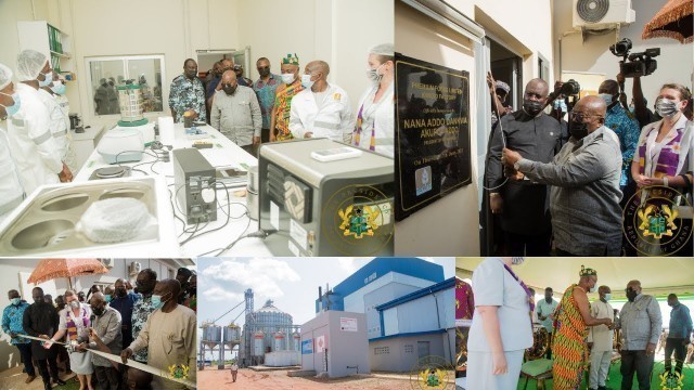 'Prez. Akufo-Addo Commissions Ultra modern Food Processing Factory At Kwaso'