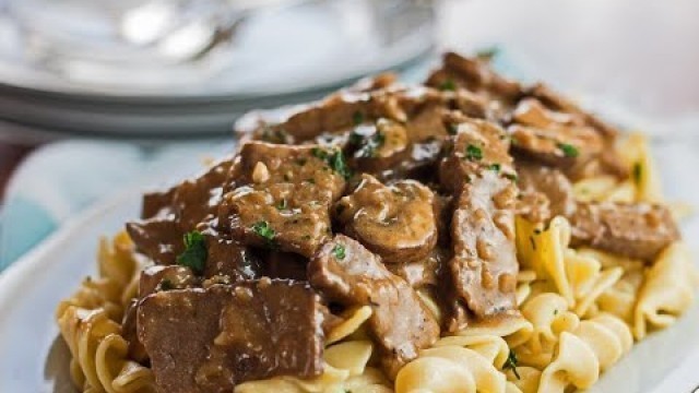 'Leftover Prime Rib Beef Stroganoff {Best Prime Stroganoff from Holiday Prime Rib Roast Leftovers}'