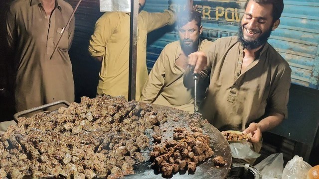 'Tawa Fried Kaleji Recipe | BUN POTA KALEJI | Street Food Tawa Kaleji Masala Fry & Mutton Liver Fry'