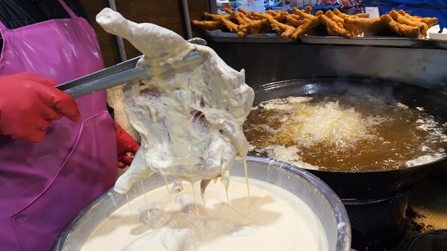 '파닭의 원조, 조치원 5000원 파닭! / fried chicken popular in the market - korean street food'