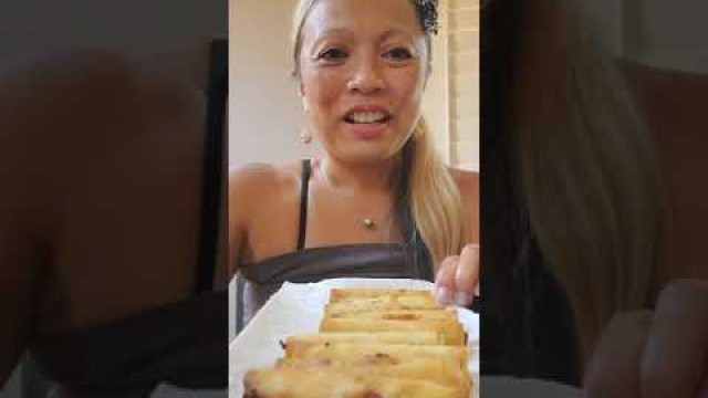 'Air fry frozen lumpia challenge!..Ninja air fryer'