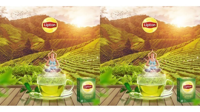 'Learn Tea Social Media Banner Design For Advertising Photoshop | Manipulation Banner | Designhob'