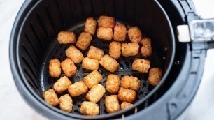 'Air Fryer Frozen Tater Puffs (Tots) - Snacks in under 10 minutes!'