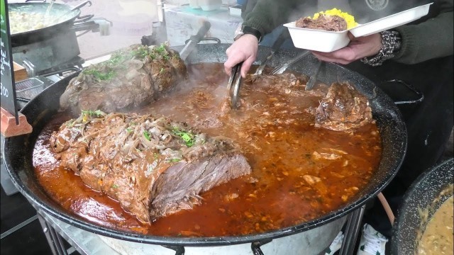 'French Roasted Beef Confit. London Street Food from France'