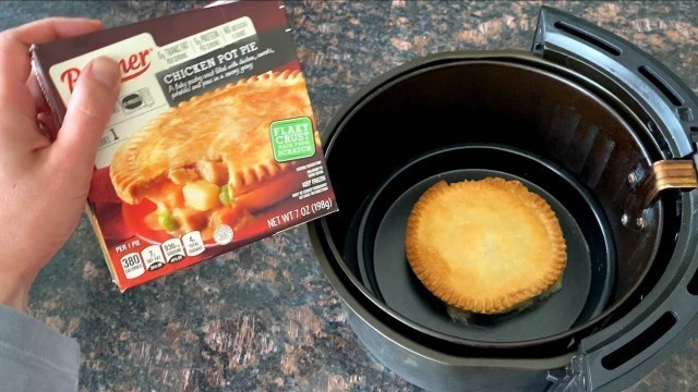 'Air Fryer Frozen Pot Pie - How To Cook Frozen Chicken or Turkey Pot Pie In The Air Fryer'