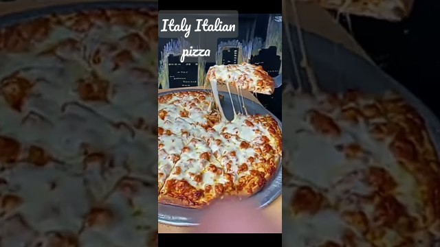 'Italy Italian Street Food Pizza| Street Food| Cheese burst pizza| Pizza Dominos | pizza lovers|'