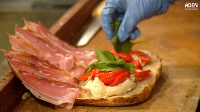 'Street Food in Italy - Schiacciata in Florence'